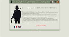 Desktop Screenshot of lagrandeguerre-militaria.com